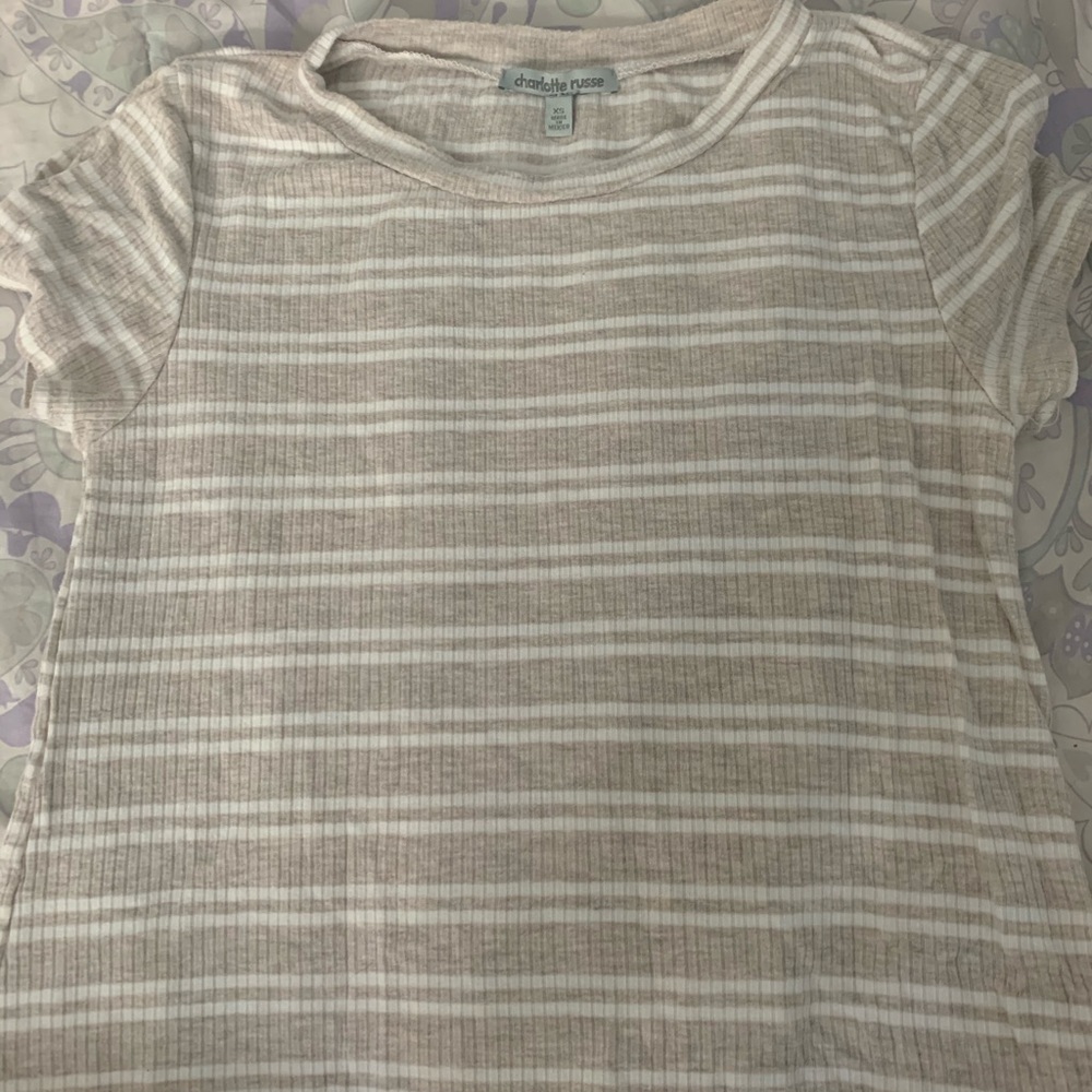 Striped Crop top